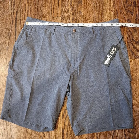 Black Clover Men's Tan Flat Front Shorts - Picture 8 of 11